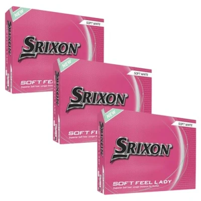 Abbildung von Srixon Soft Feel Lady Golfbälle, Weiß, 36 Stück