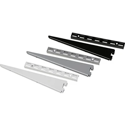 Abbildung von ib style Wandschiene Single PRO STÜCK 2 reihiges System 3 Farben 13 Abmessugen Raster 32 mm 95 cm Weiss für Regalträger Regalsystem Winkel Regalhalter Regalwinkel Made IN Germany