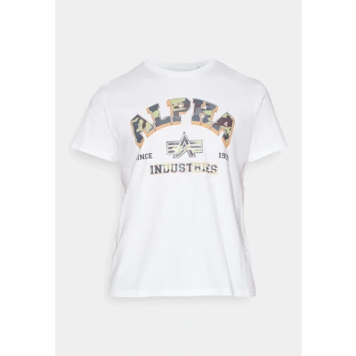 Abbildung von Alpha Industries College Camo T Shirt für Herren White