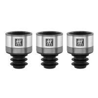 Abbildung von ZWILLING Fresh &amp; Save Vakuum Weinverschluss Set, 3 tlg, grau