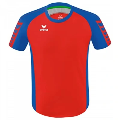 Abbildung von Erima Fussball Teamsport SIX Wings Tshirt print, Herren, Größe: XXL, Rotblau