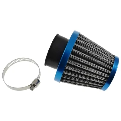 Abbildung von Luftfilter POWERfilter 38mm blau Roller Mofa Moped Quad Tuning Sportluftfilter