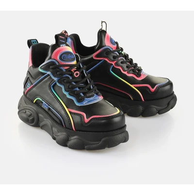 Abbildung von Buffalo CLD CHAI Sneaker low, Damen, Größe: 36, Black/rainbow Schuhe