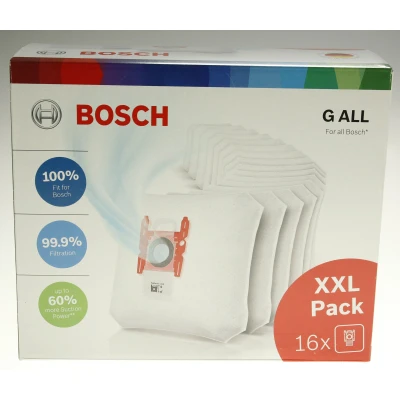 Abbildung von Bosch Stofzuigerzak type g all xxl pack 16 stuks 17002095