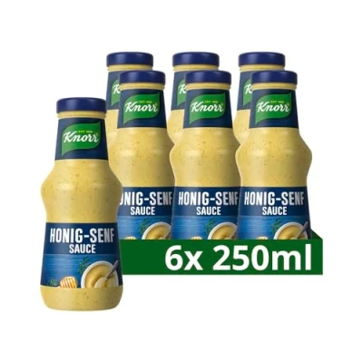 Abbildung von Knorr Honig Senf Sauce cremig milde Grillsauce mit Dill verfeinert 6x 250 ml