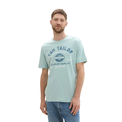 Abbildung von TOM Tailor Tshirt print, Herren, Größe: 3XL, White moss