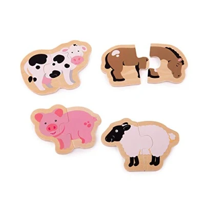 Abbildung von Bauernhof Tier Puzzle, BigJigs