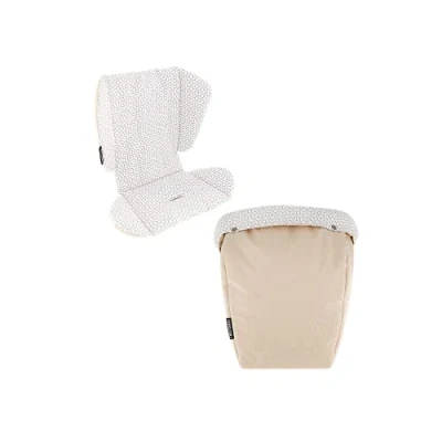 Abbildung von TWISTSHAKE Sitzauflage und Fußsack Set für Tour Kinderwagen, Beige