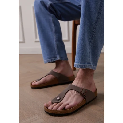 Abbildung von Birkenstock Gizeh Zehentrenner, Größe: 39, Mocca Schuhe