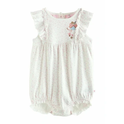 Abbildung von Next Regular FIT Print 3 PACK Jumpsuit für Kinder, Größe: 56, Pink bear and floral