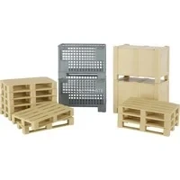 Abbildung von Bruder® Spielwelt Logistik Set, Paletten und Körbe (02415), Made in Europe