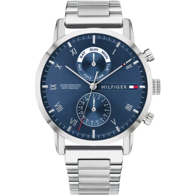 Abbildung von Tommy Hilfiger Chronograph silvercoloured, Herren, Größe: One Size, Silver coloured