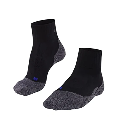 Abbildung von FALKE Herren Wandersocken TK2 Explore Cool Short M Sso Lyocell Funktionsmaterial antiblasen dick 1 Paar, Schwarz Black Mix 3010, 44 45