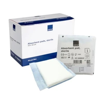 Abbildung von Saugkompressen Steril 10x10 cm 50 St