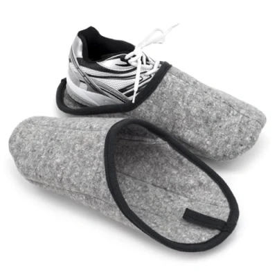 Abbildung von Pantoffelmann Museumspantoffel leicht faltbar Überzieher Überpantoffel Überschuh Pantoffel (1 Paar) für Straßenschuhe geeignet