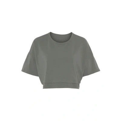 Abbildung von Lascana Kurzarm Tshirt basic, Damen, Größe: Small, Grün