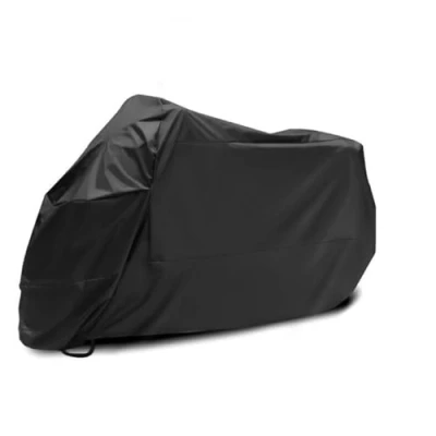 Abbildung von Motorrad Abdeckplane Outdoor, Wasserdicht Motorradgarage 210D Winterfest Roller Motorradabdeckung Indoor Abdeckplane, XXL Oxford Stoff Staubdicht Motorradplane 245 x 105 125cm