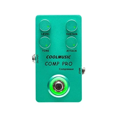 Abbildung von Coolmusic C CS01 Kompressor Pedal, Comp Guitar Pedal Compression Effect E Gitarre und Bass True Bypass
