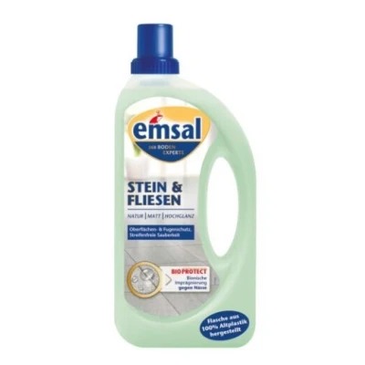 Abbildung von emsal Boden Pflege Stein &amp; Fliesen 1 Liter mitBioprotect Oberflächen Fussbodenreiniger
