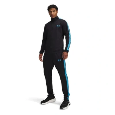 Abbildung von Under Armour Track SUIT SET Trainingsanzug, Herren, Größe: Medium, Black/ether blue