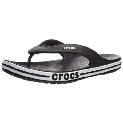 Abbildung von Crocs Unisex Erwachsene Bayaband Flip Flip, Black/White, 37/38 EU