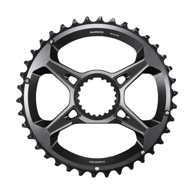 Abbildung von Kettenring XTR M9100 12S 110 mm 38T ALU Black