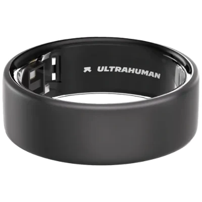 Abbildung von ULTRAHUMAN Ring AIR Kein App Abonnement Smart Size First mit Größenkit Verfolgen Sie Schlaf, Workouts, Herzfrequenz, HRV Bis zu 6 Tage Akkulaufzeit (Größe 13)