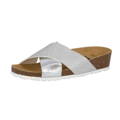 Abbildung von LICO Prime Pantolette flach, Damen, Größe: 38, Silver Schuhe