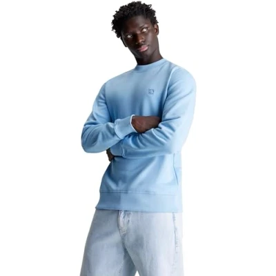 Abbildung von Calvin Klein Jeans Badge CREW NECK Unisex Sweatshirt, Größe: XS, Dusk blue