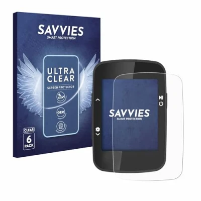Abbildung von Savvies 6 Stück Schutzfolie für CooSpo BC26 Displayschutz Folie Ultra Transparent