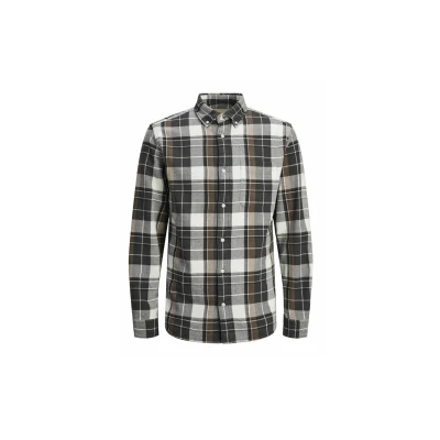 Abbildung von Jack &amp; Jones Premium Hemd, Herren, Größe: Medium, Black oyster