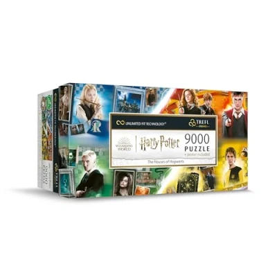 Abbildung von Trefl Puzzle 81023 Harry Potter Die Häuser von Hogwarts, 1500 Puzzleteile, Made in Europe