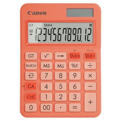 Abbildung von Canon LS 125KB OR, Scientific Calculator, Suitable for School and Business, Dual Power Battery, Tax Calculations Grand Total Function, Large Flat Display Keys