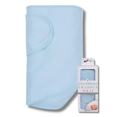 Abbildung von Miracle Blanket 15799 Swaddle, Blue, One Size