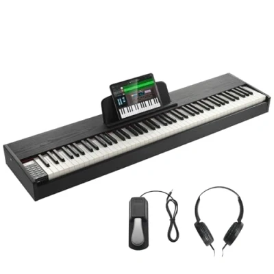 Abbildung von VEVOR 88 Tasten Digitalpiano Elektrisches Klavier Dual Keyboard Sustain Pedal