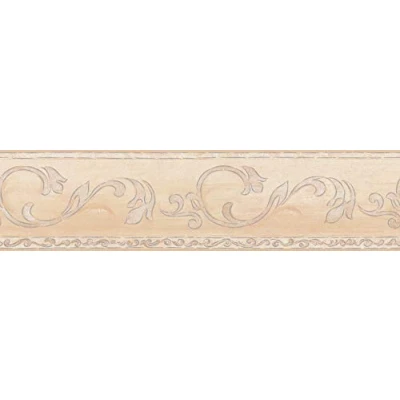 Abbildung von A.S. Création Bordüre Only Borders, aufgeschäumt, Retro, Tapete Barock Beige Grau Glassisch Vlies