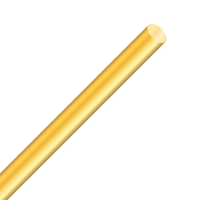 Abbildung von iMeistek 10mm Messingstab, 250mm Länge Messing Massivrundstab für RC Modelle, DIY Basteln