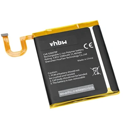 Abbildung von vhbw Akku kompatibel mit Blackview BV9600, BV9600 Pro Handy Smartphone Telefon (5580mAh, 3,85V, Li Ion)