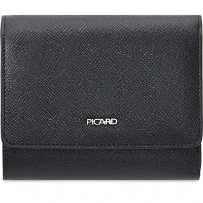 Abbildung von Picard, Damen Portemonnaie aus fein Strukturiertem Leder, in der Farbe Schwarz, Serie Miranda 1, 89271K6001