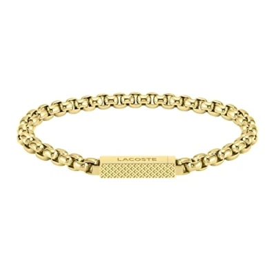 Abbildung von Lacoste L&#039;ESSENTIEL Bracelet Armband goldcoloured, Herren, Größe: One Size, Gold coloured