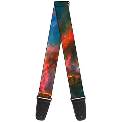 Abbildung von Buckle Down GS W34571 &quot;Supernova Space Collage&quot; Gitarrengurt
