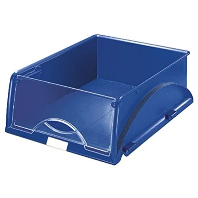 Abbildung von Leitz Ablagekorb A4, Ideales Sortier und Ablagesystem für Poststellen Kopierräume, Blau, Sorty, 52310035