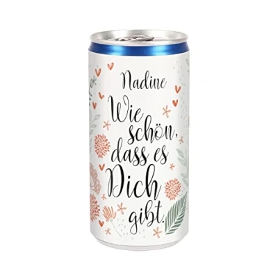 Abbildung von Herz &amp; Heim® City Secco 0,2l Geschenkidee/Wie schön dass es Dich gibt/mit Wunschname