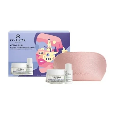 Abbildung von Collistar Attivi Puri Geschenkset, Staffende Anti Falten Pflegeroutine, 50+15 ml