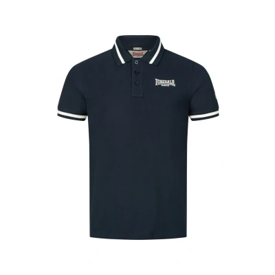 Abbildung von Lonsdale Herren Poloshirt schmale Passform CAUSTON Polo Shirt, Dark Navy/Ecru, Medium