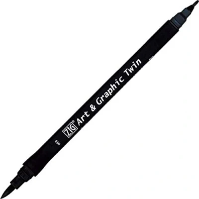Abbildung von Kuretake ZIG Art and Graphic Twin Tip Marker 059, Hookers Green