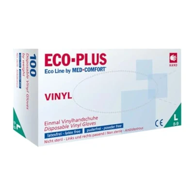 Abbildung von Eco plus U.hands.vinyl unste.puderfrei L weiss