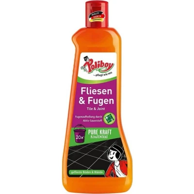 Abbildung von Poliboy Reinigungsmittel Fliesen &amp; Fugen Konzentrat, 500 ml Fussbodenreiniger