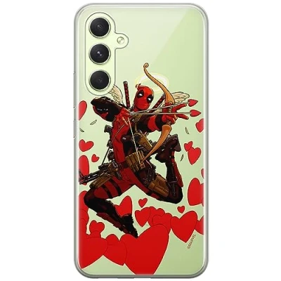 Abbildung von ERT GROUP Handyhülle für Samsung A54 5G Original und offiziell Lizenziertes Marvel Muster Deadpool 011 optimal an die Form des Handy angepasst, teilweise transparent