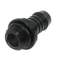 Abbildung von Alphacool 17093 HF 10mm (3/8&quot;) Schlauchanschluss G1/4 mit O Ring Fatboy Deep Black Wasserkühlung Anschlüsse